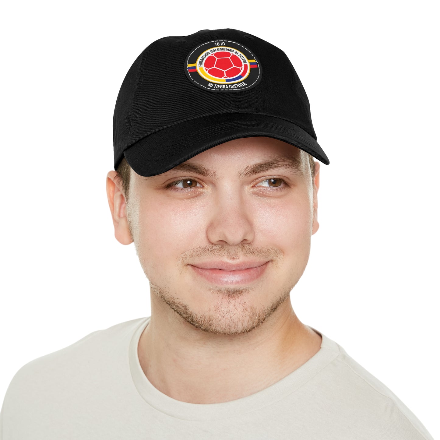 Hat with Leather Patch Colombia