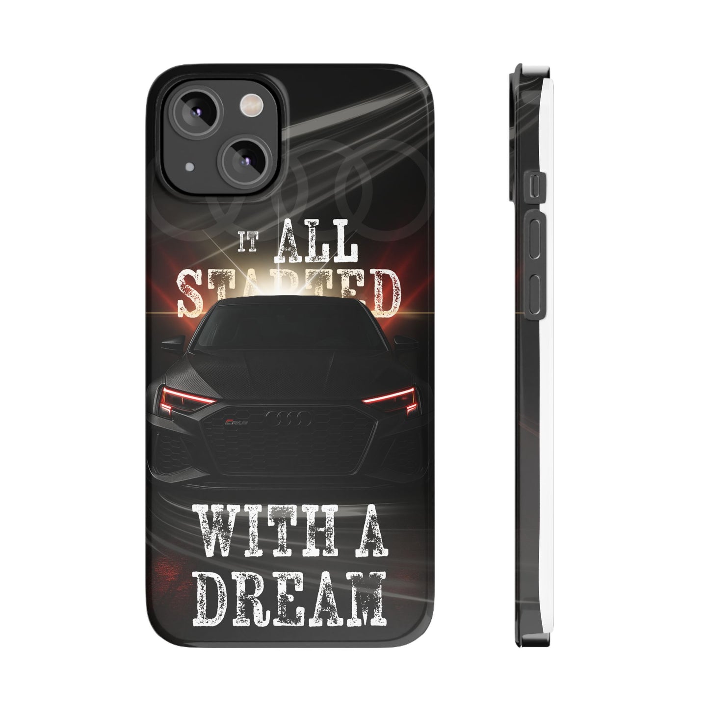 Sleek Car-Themed Phone Cases