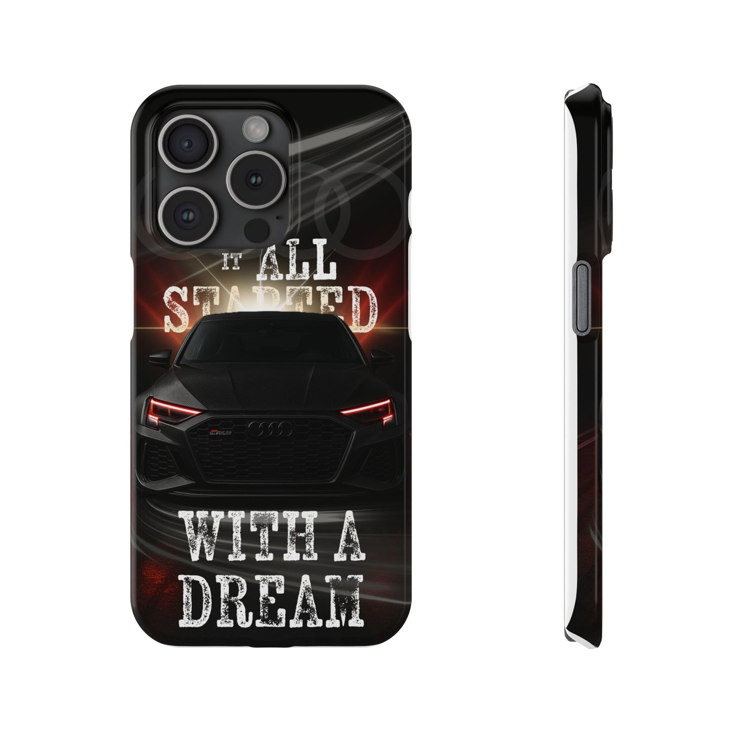 Sleek Car-Themed Phone Cases