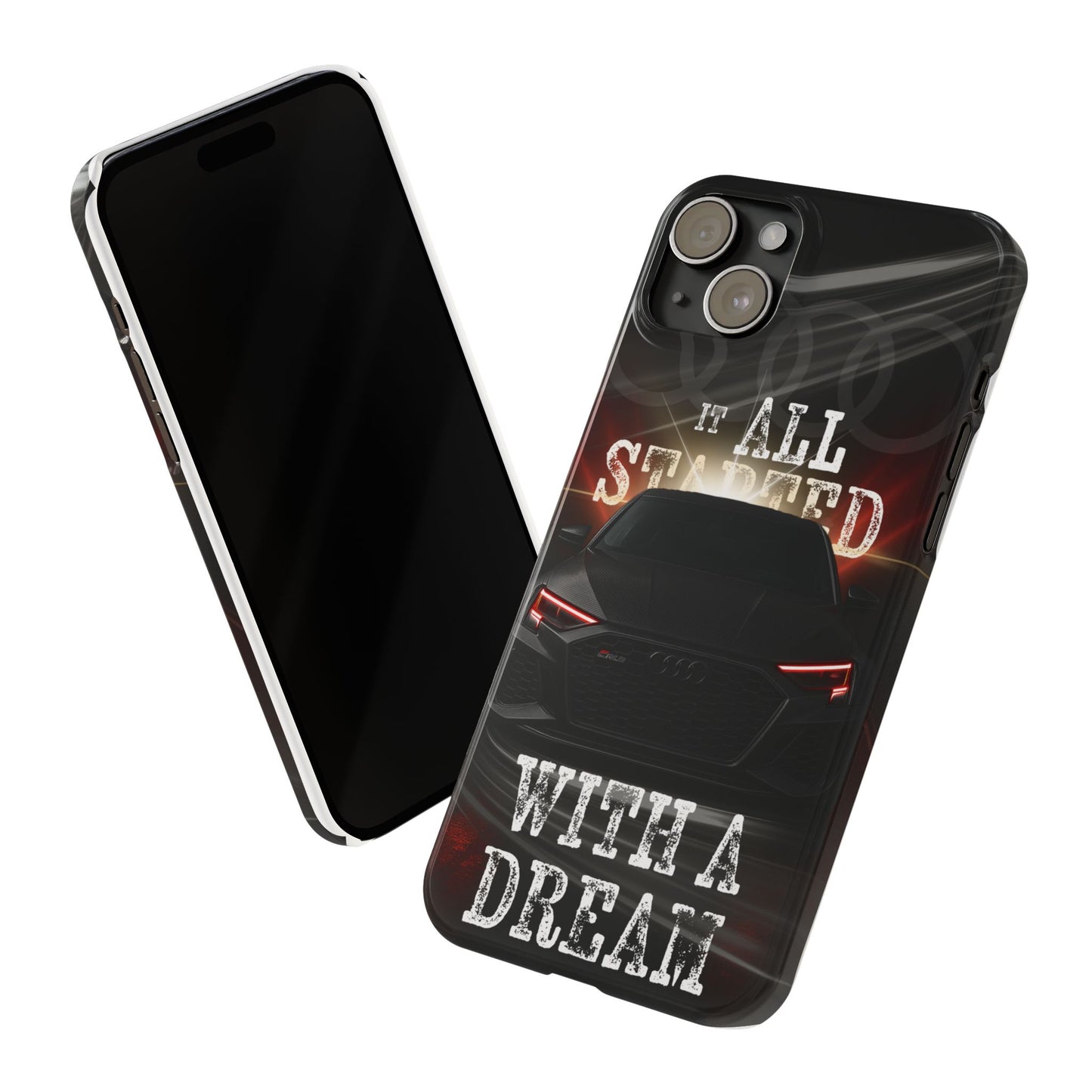 Sleek Car-Themed Phone Cases