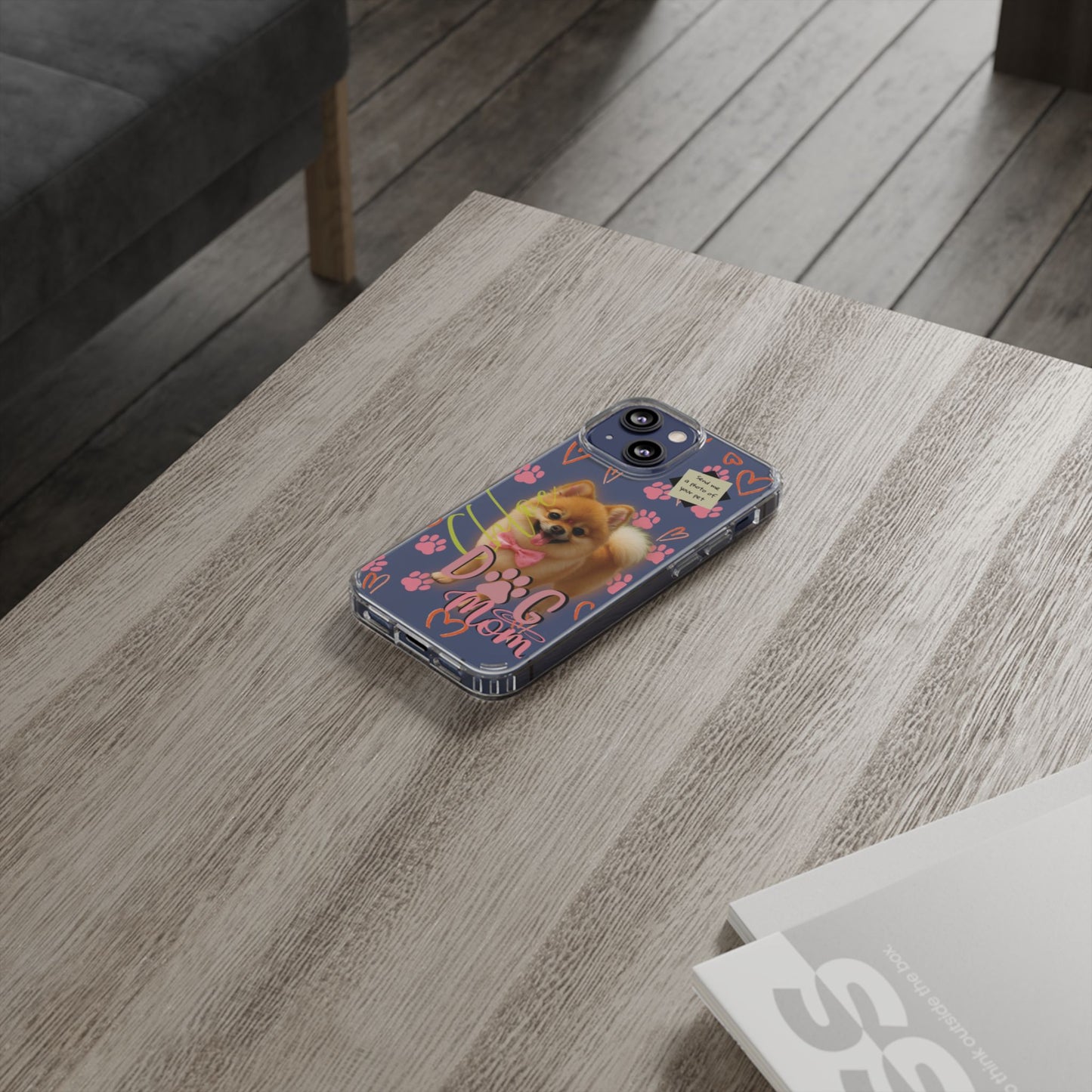 Dog Mom Clear Phone Case