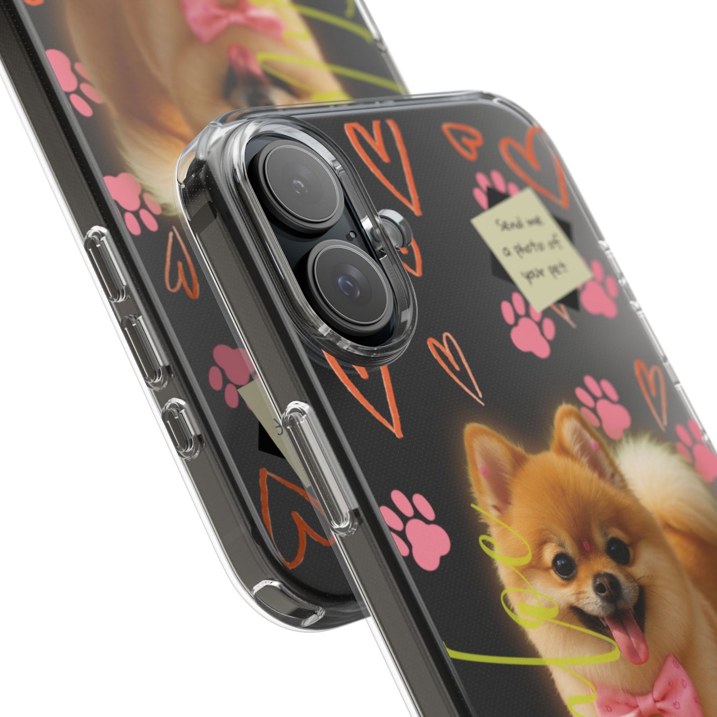 Dog Mom Clear Phone Case