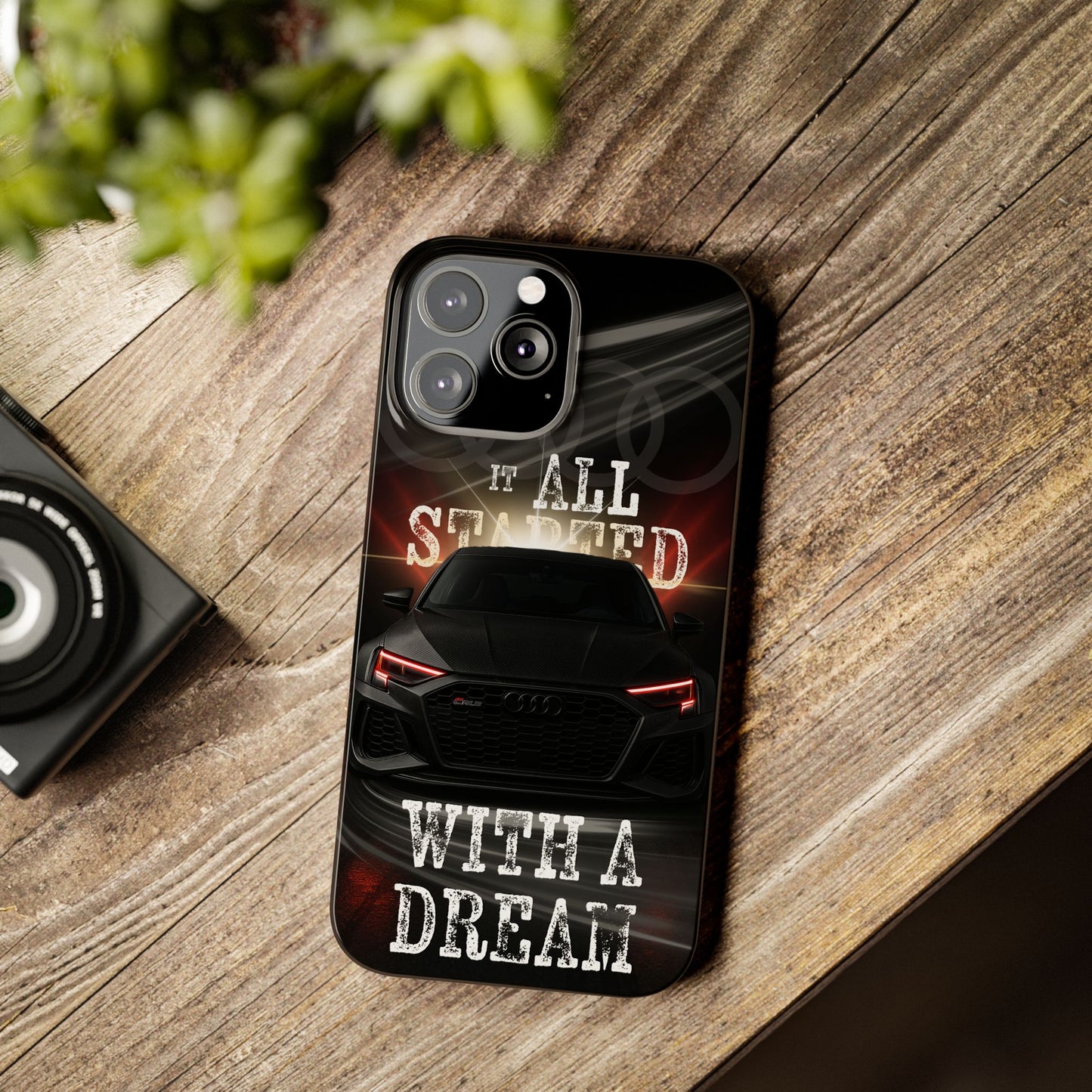 Sleek Car-Themed Phone Cases