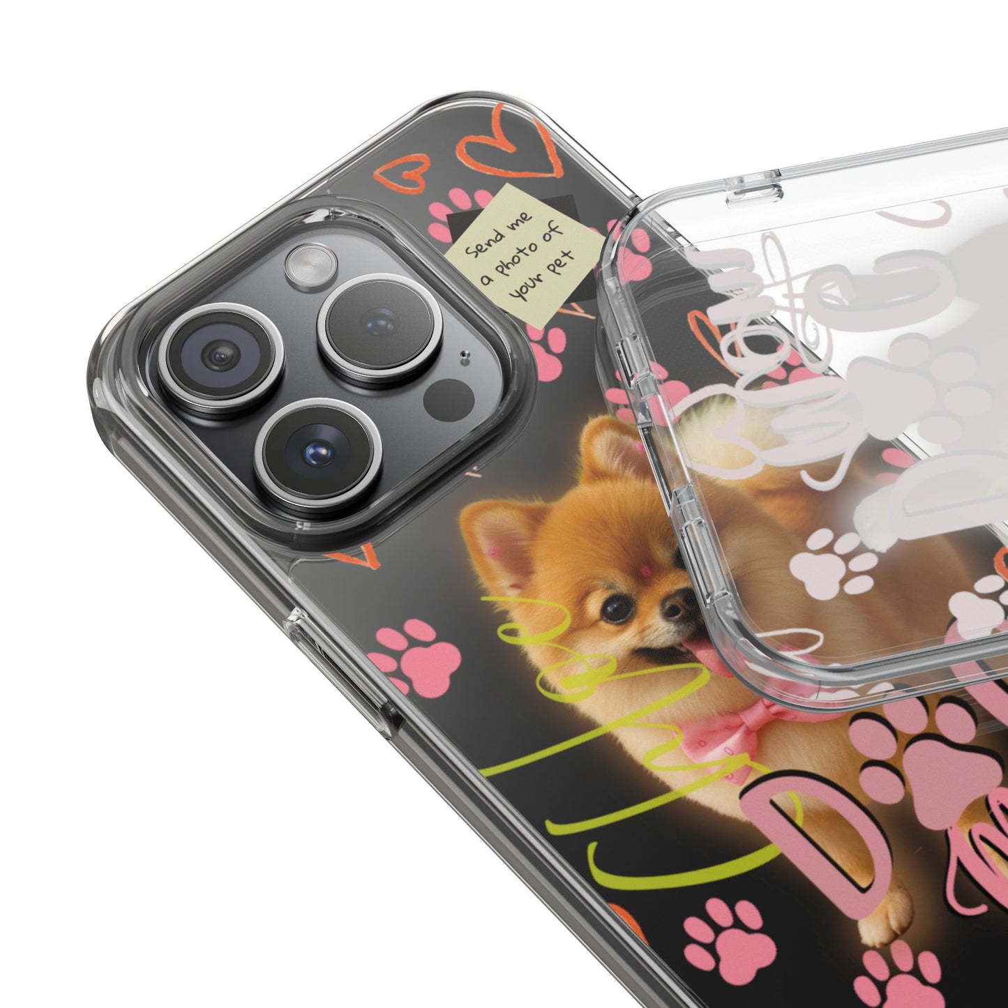Dog Mom Clear Phone Case