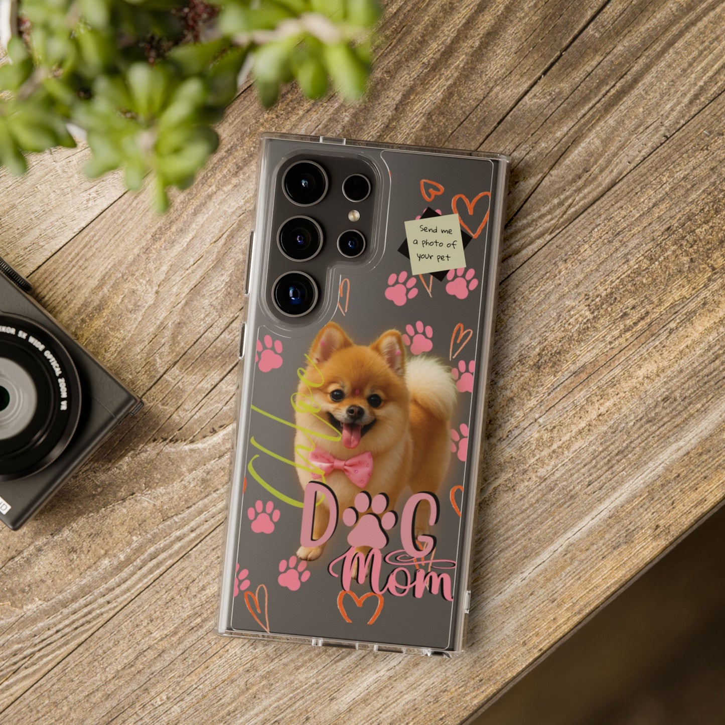 Dog Mom Clear Phone Case