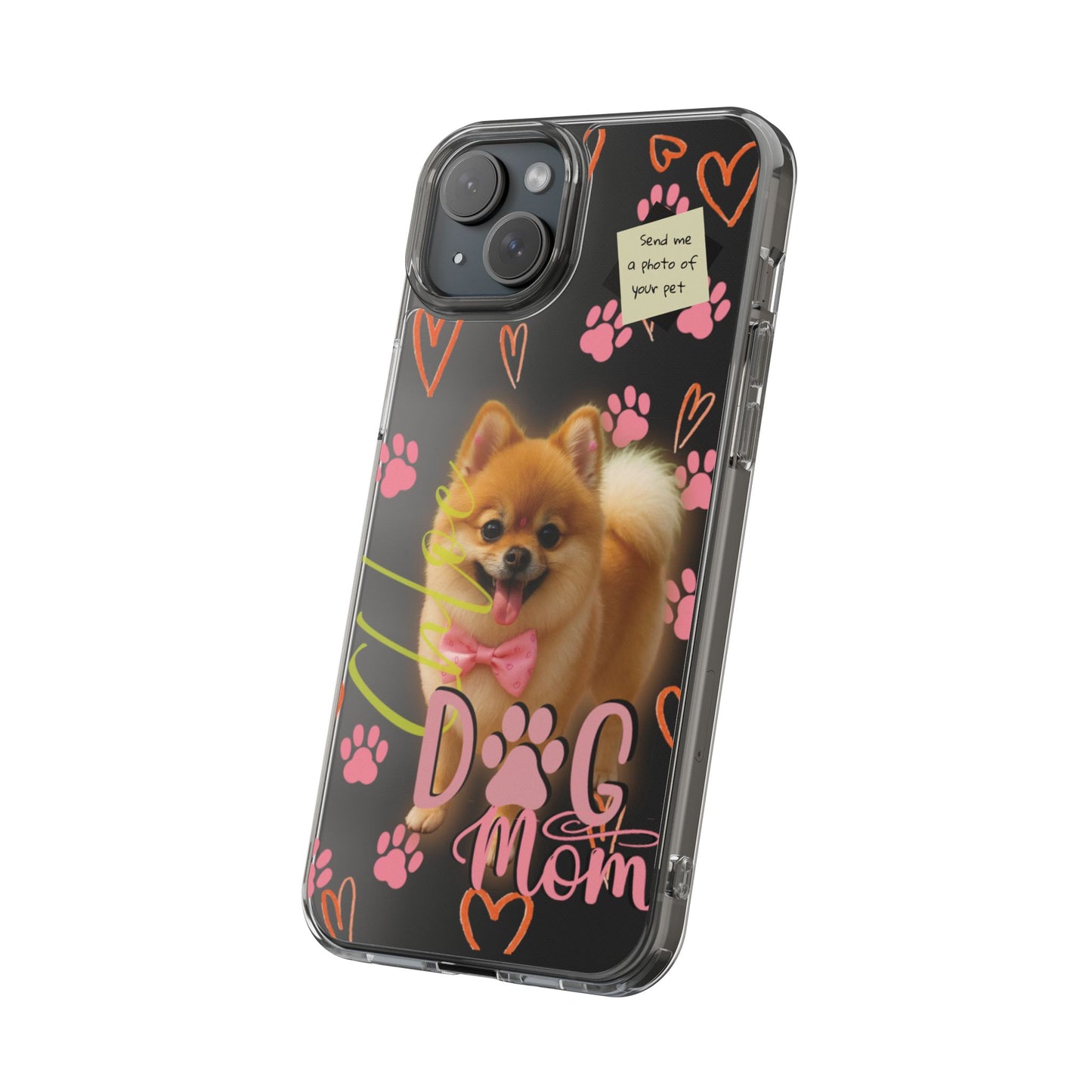 Dog Mom Clear Phone Case