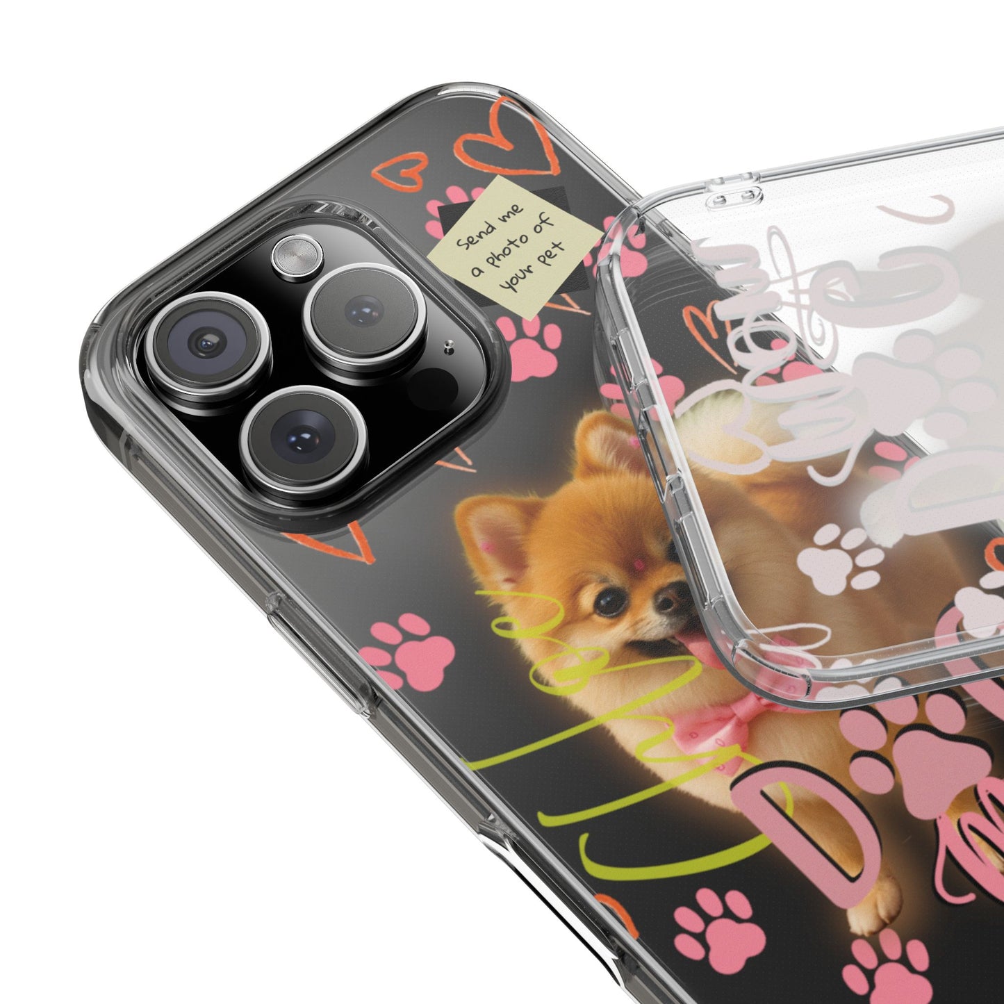 Dog Mom Clear Phone Case