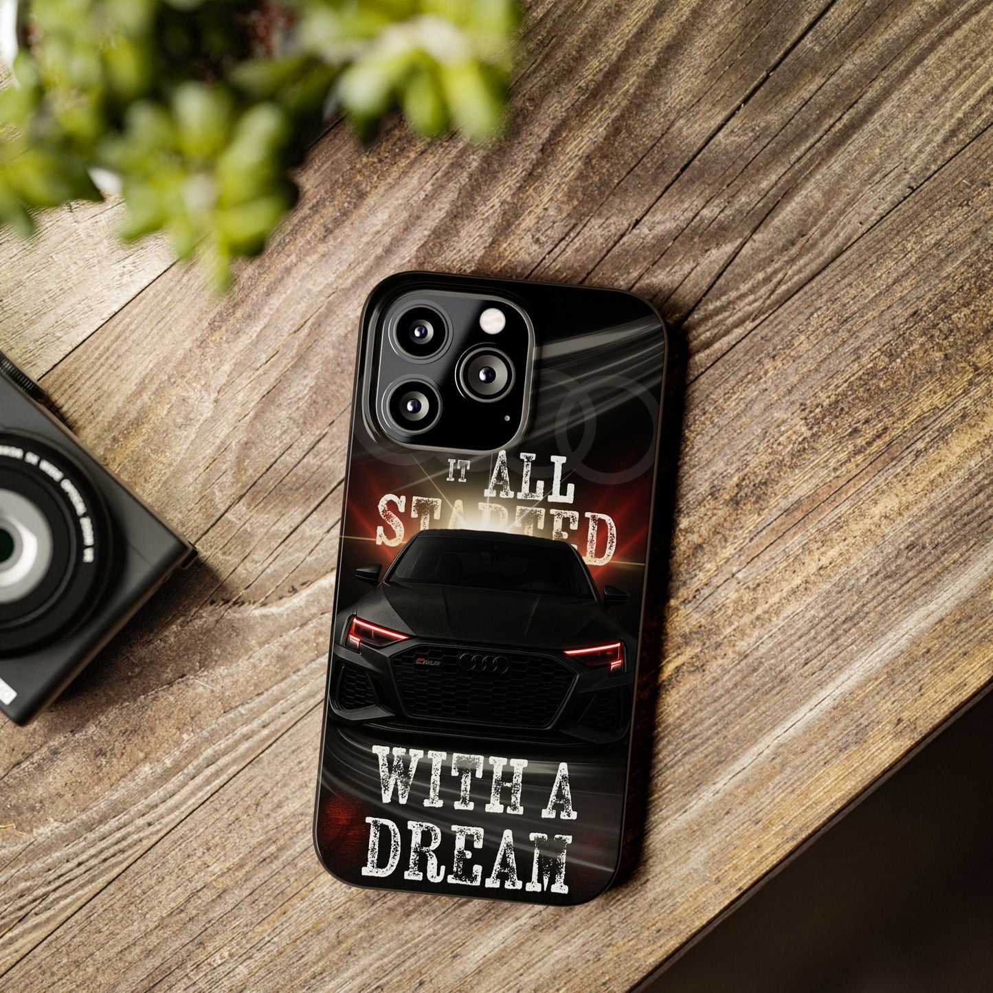 Sleek Car-Themed Phone Cases