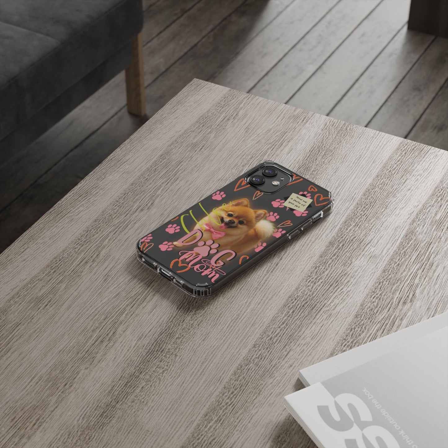 Dog Mom Clear Phone Case