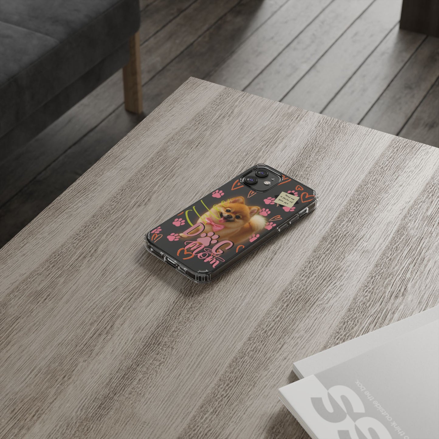 Dog Mom Clear Phone Case