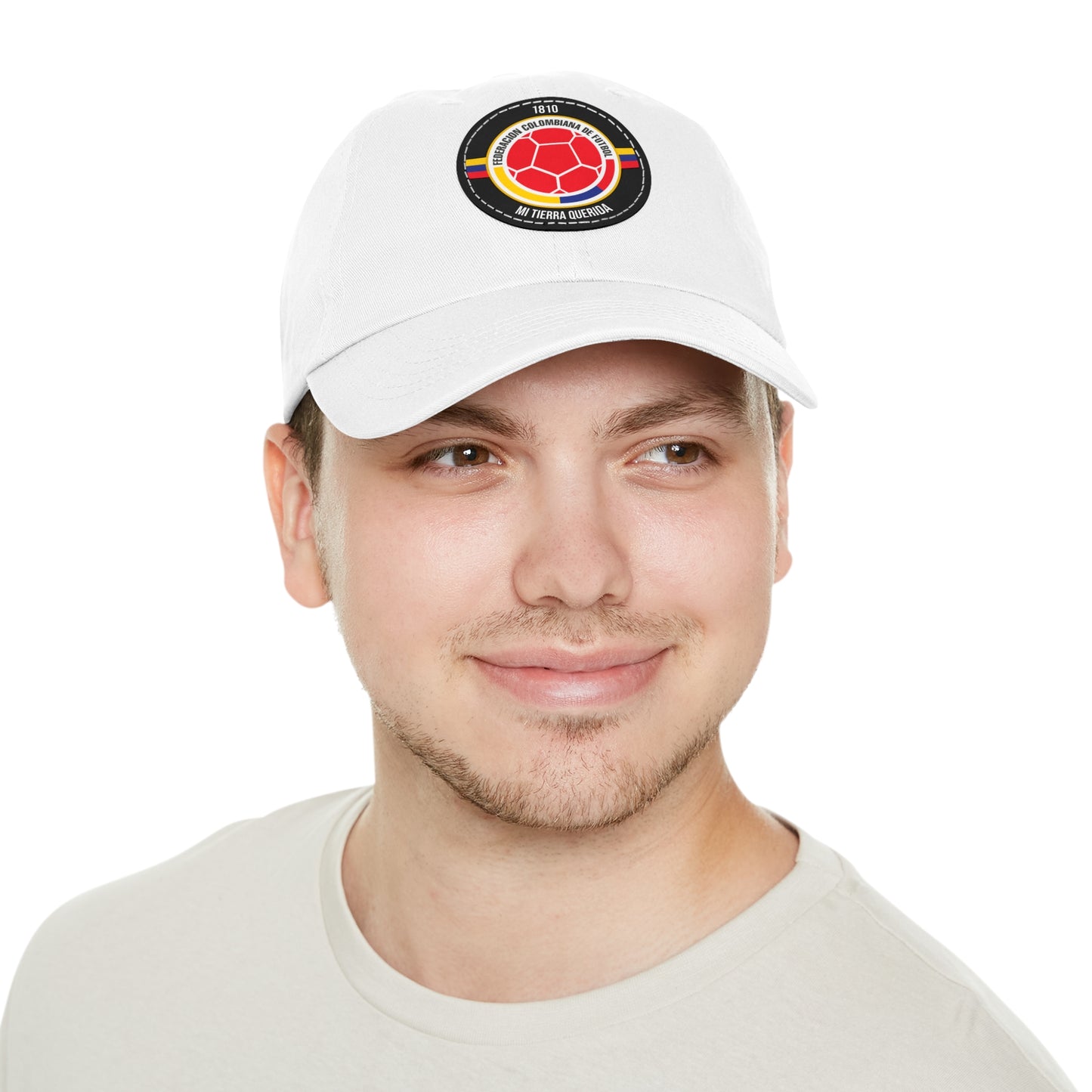 Hat with Leather Patch Colombia