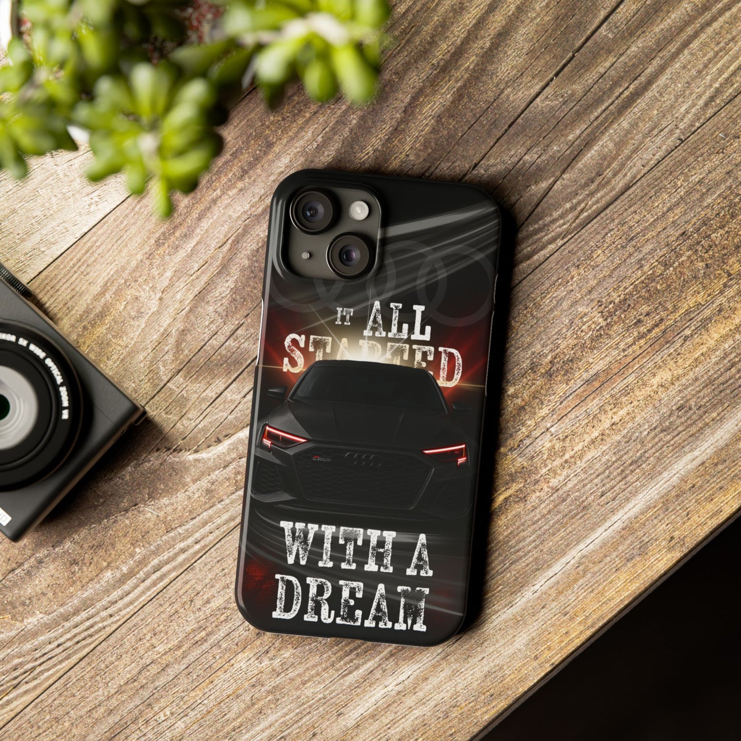 Sleek Car-Themed Phone Cases