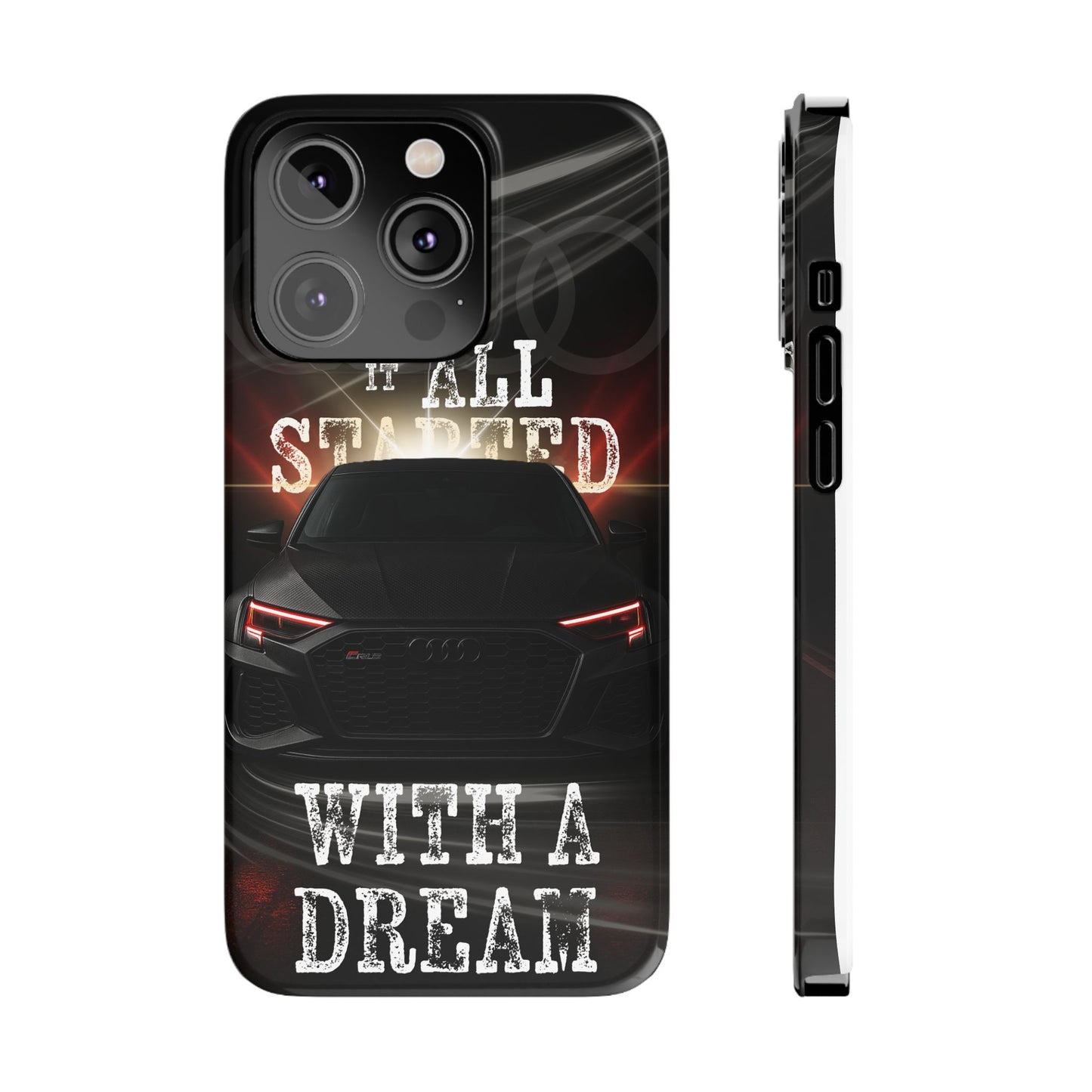 Sleek Car-Themed Phone Cases