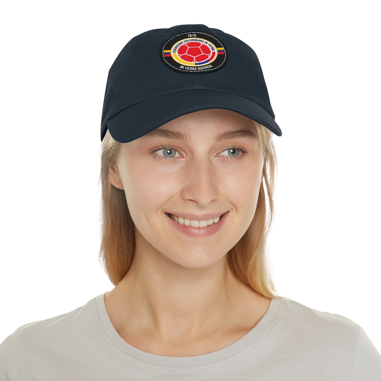 Hat with Leather Patch Colombia