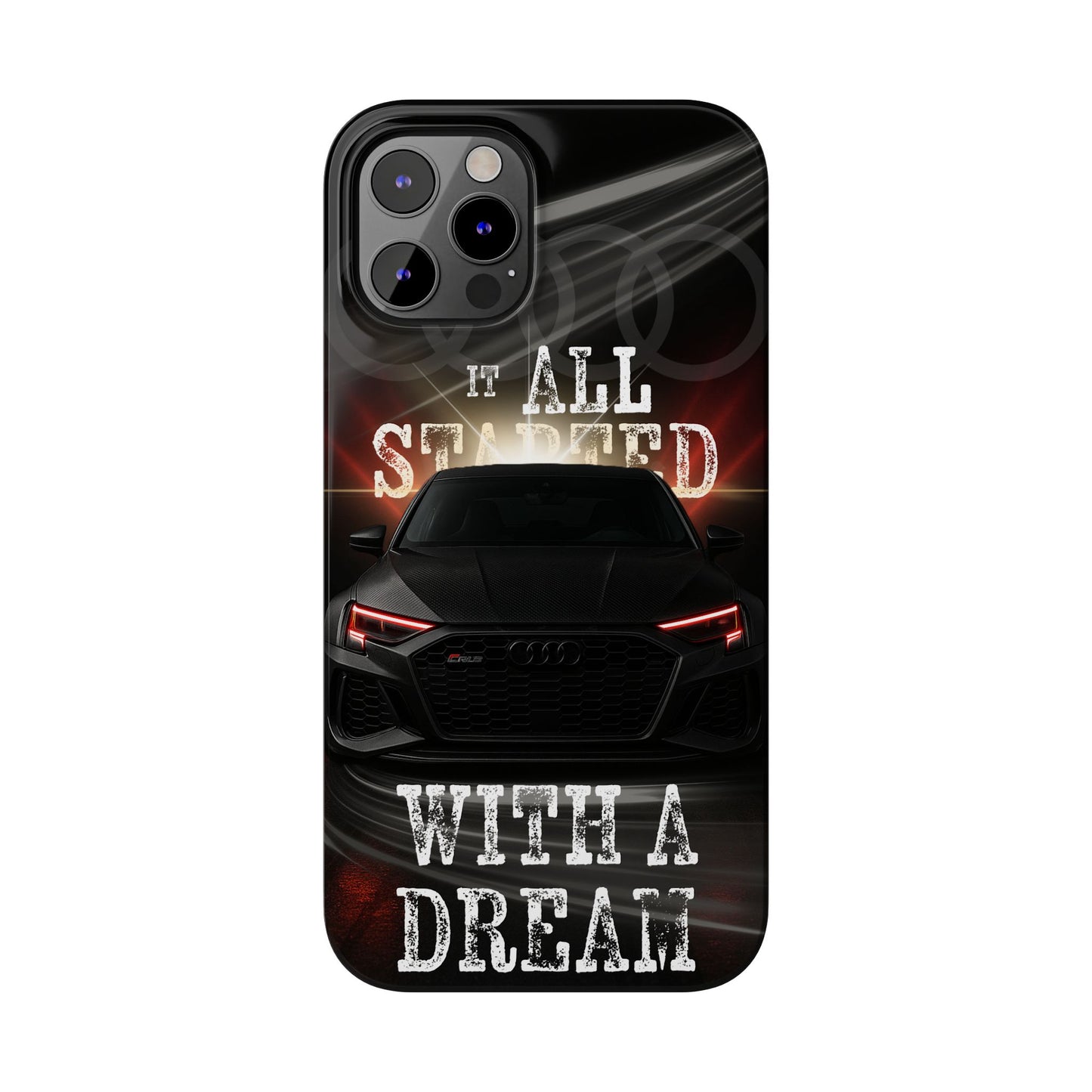 Sleek Car-Themed Phone Cases