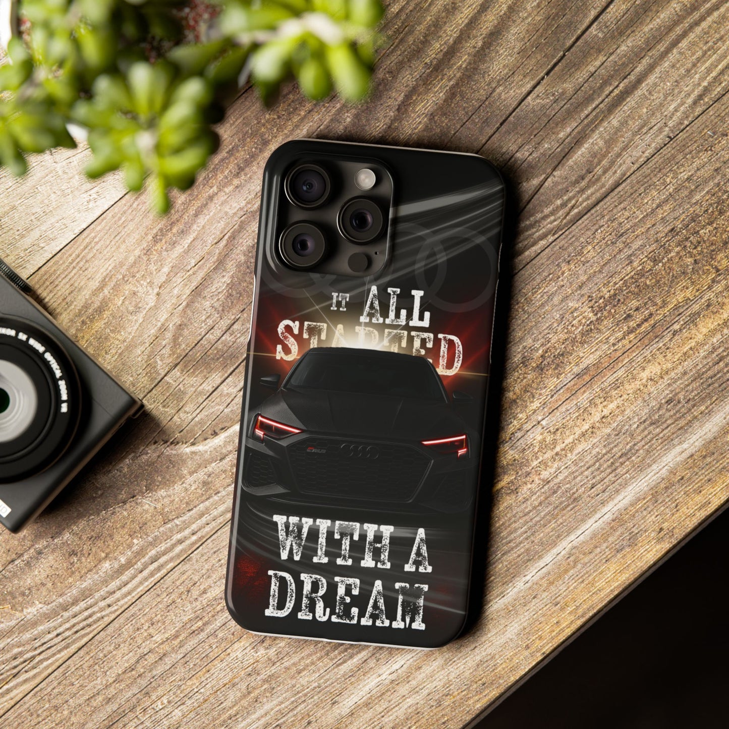 Sleek Car-Themed Phone Cases