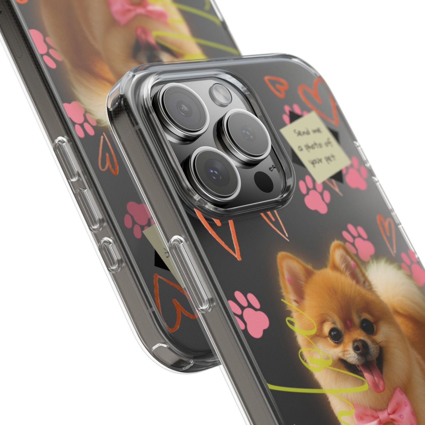 Dog Mom Clear Phone Case