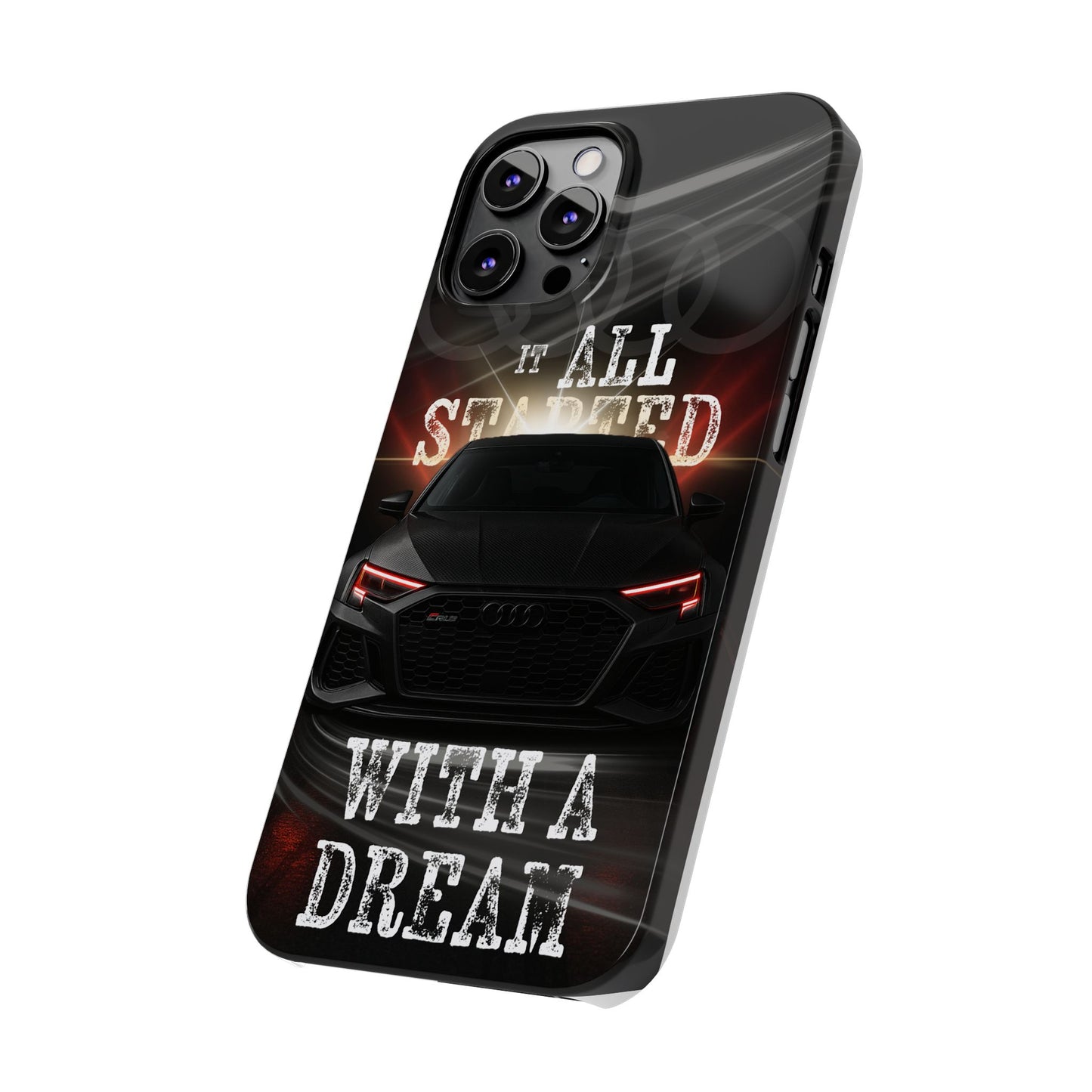 Sleek Car-Themed Phone Cases
