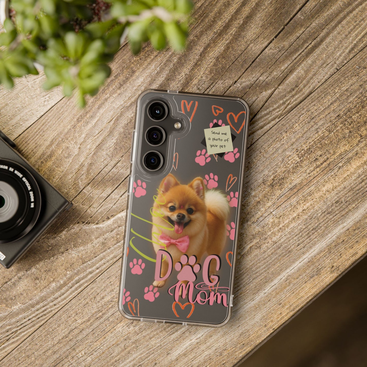 Dog Mom Clear Phone Case