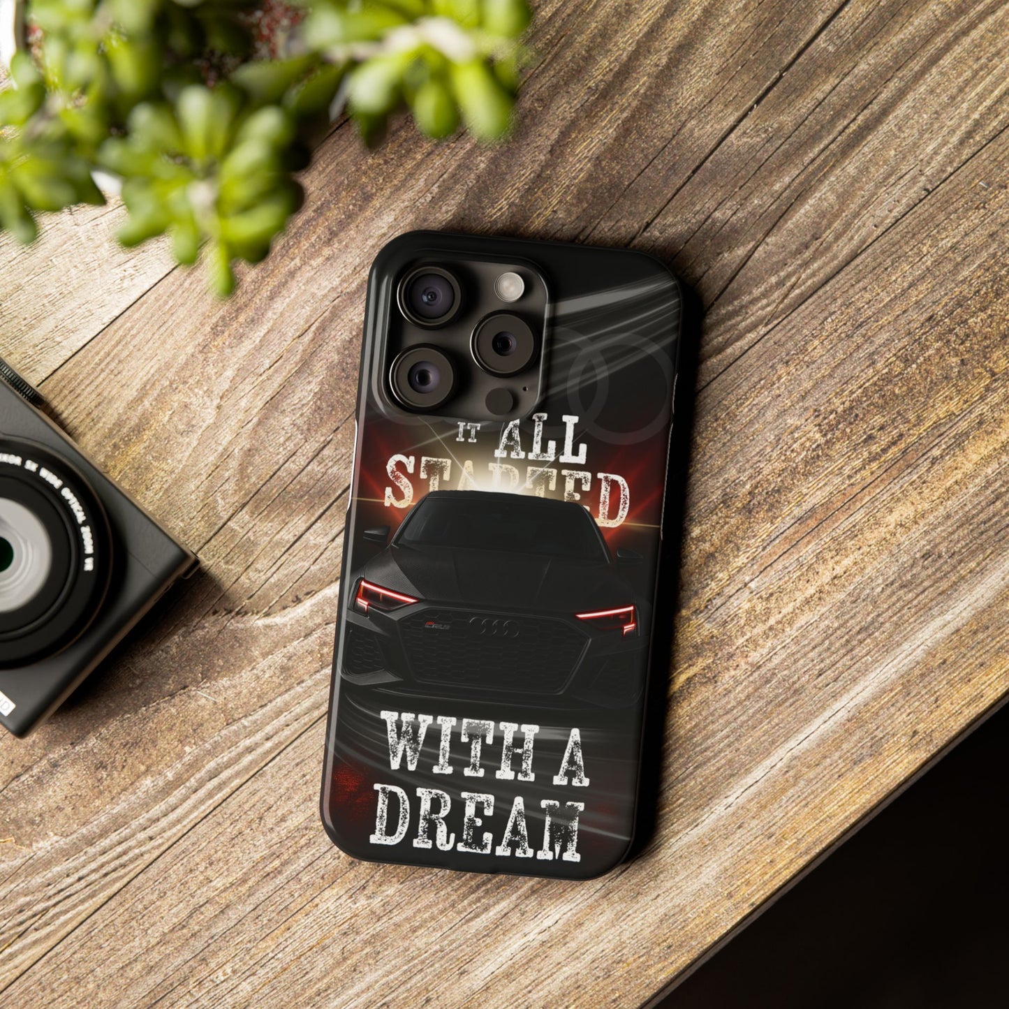 Sleek Car-Themed Phone Cases